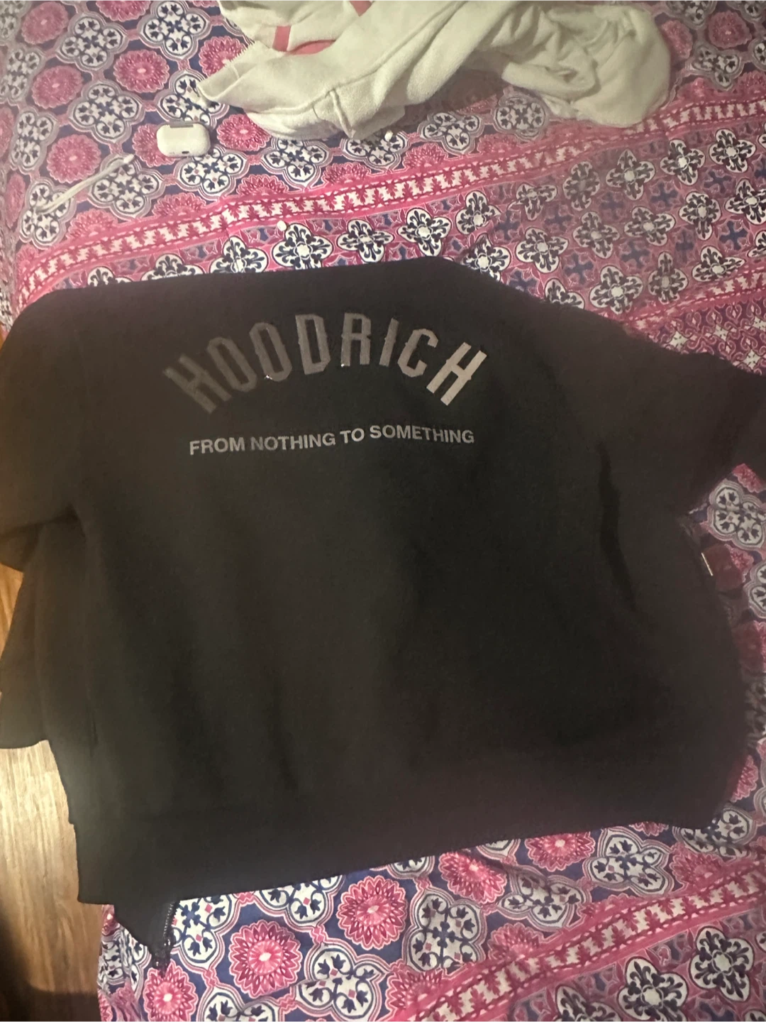 Hoodrich Black Zip-Up Hoodie - Size S