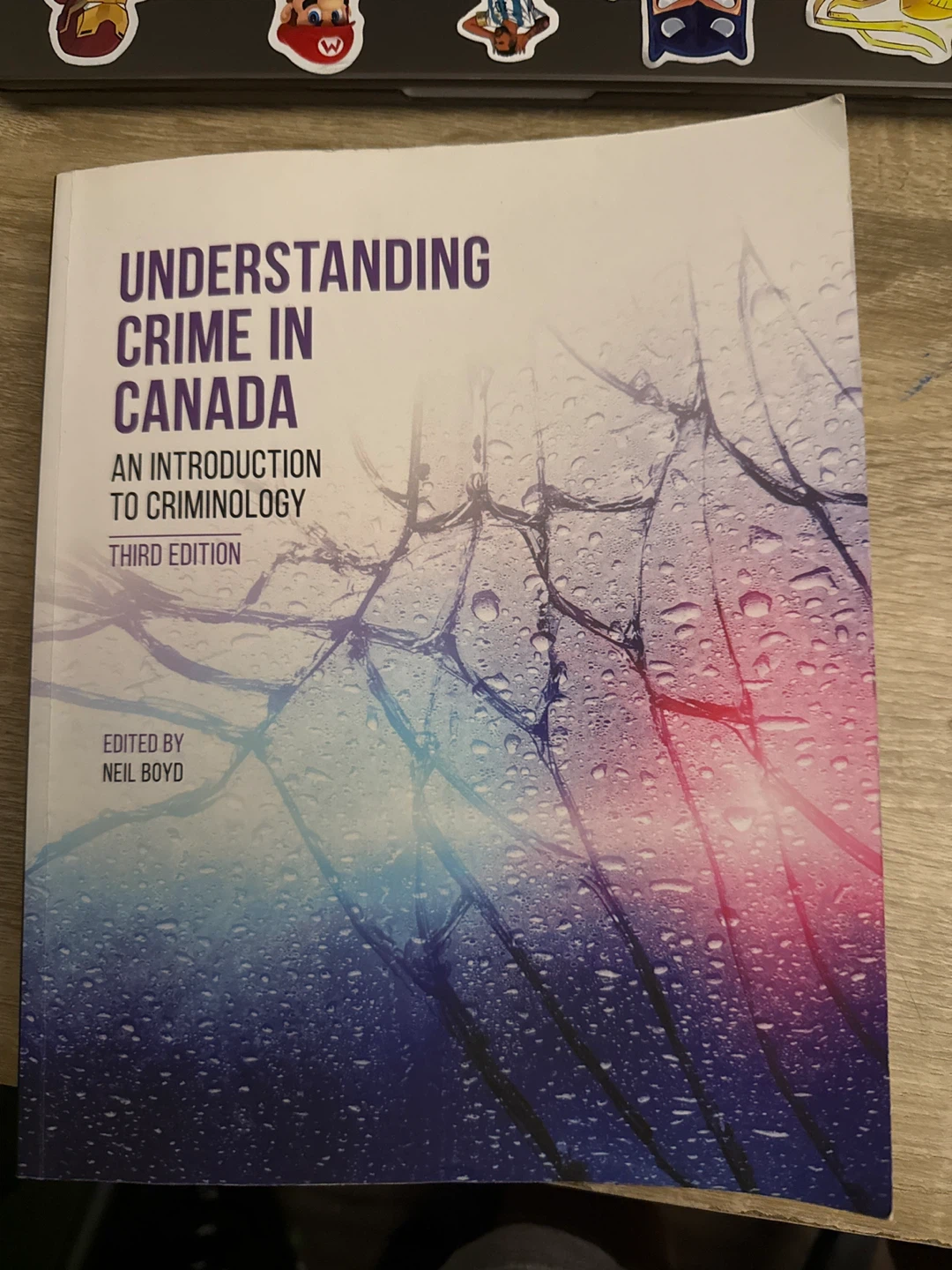 Understanding Crime in Canada Book