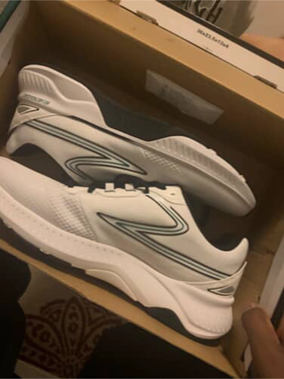 Fila White Athletic Shoes, New in Box