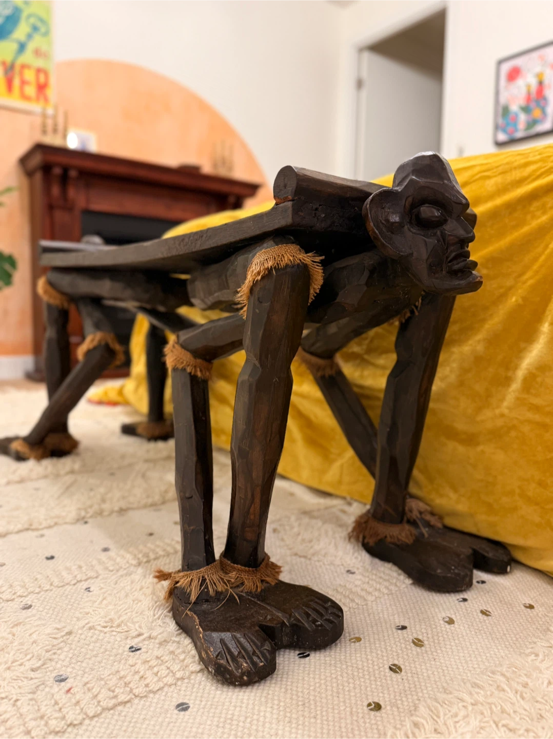 Unique Wood Bench