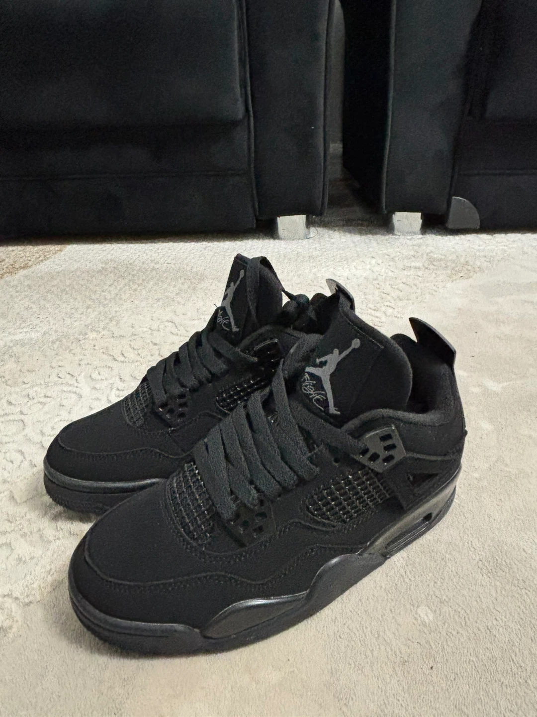 Nike Air Jordan 4 Retro Black Cat Shoes