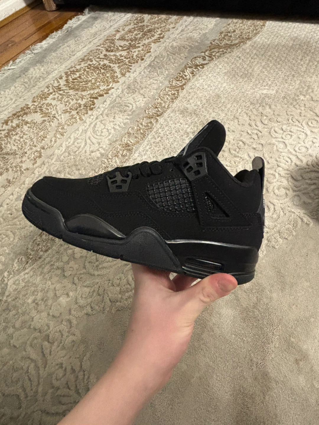 Nike Air Jordan 4 Retro Black Cat Shoes - photo 3