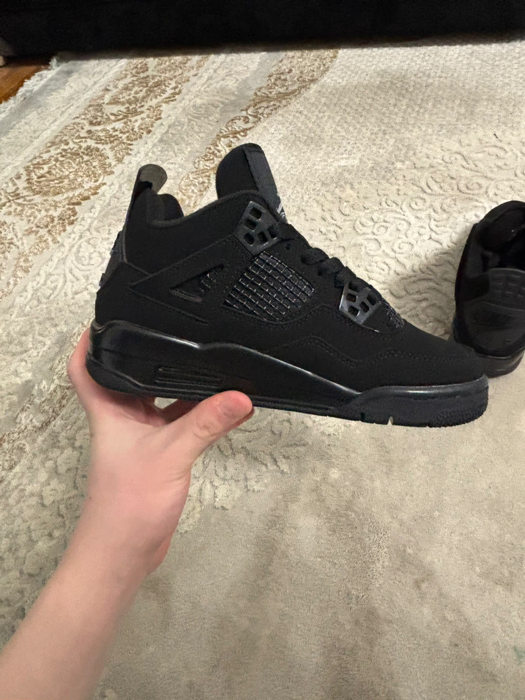 Nike Air Jordan 4 Retro Black Cat Shoes - photo 4