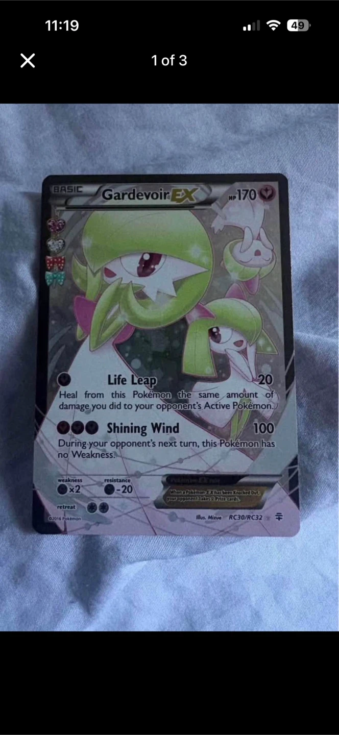 Gardevoir EX Pokemon Card