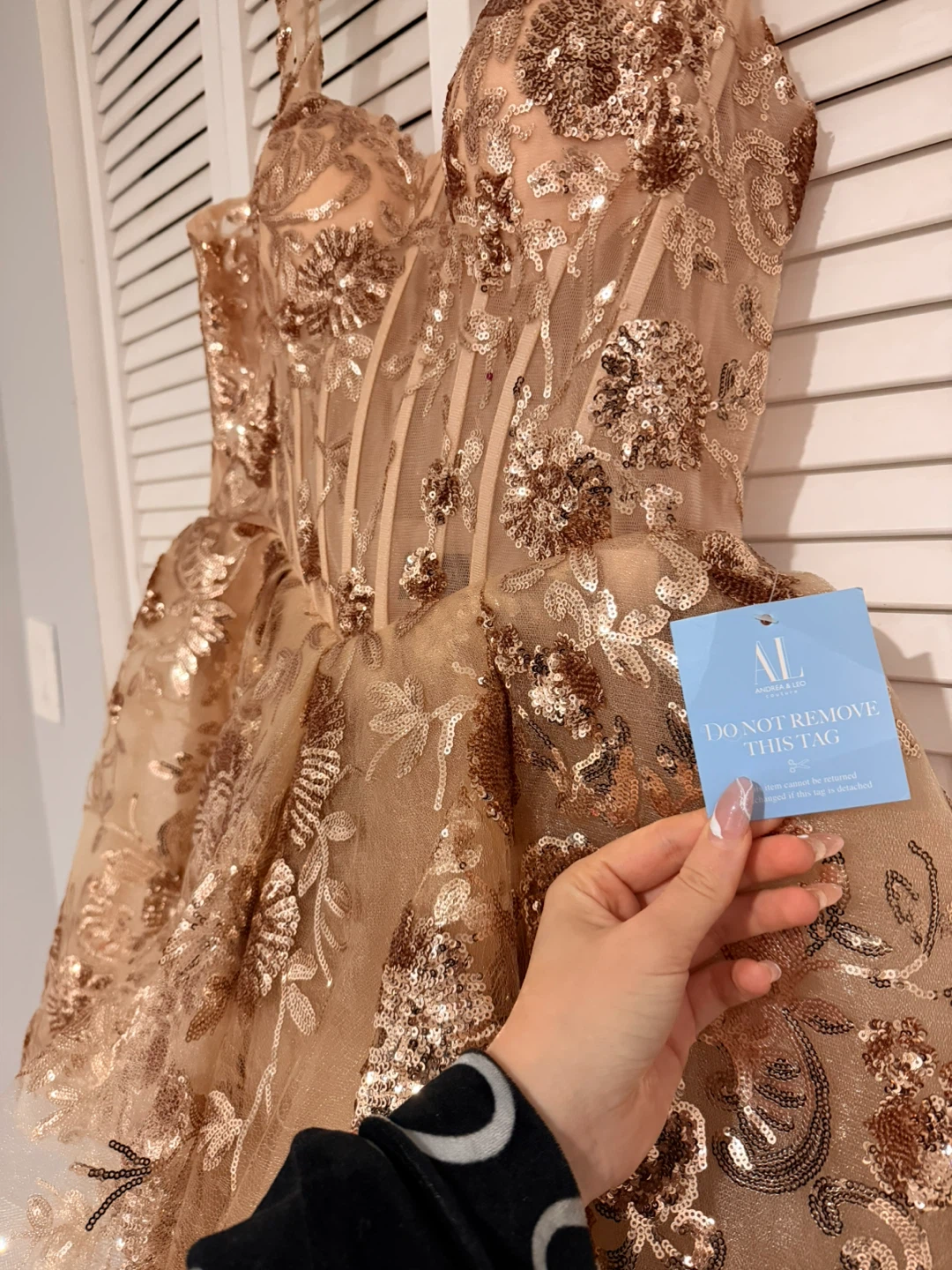 Andrea and Leo A1347 Beaded Cocktail Dress - photo 2