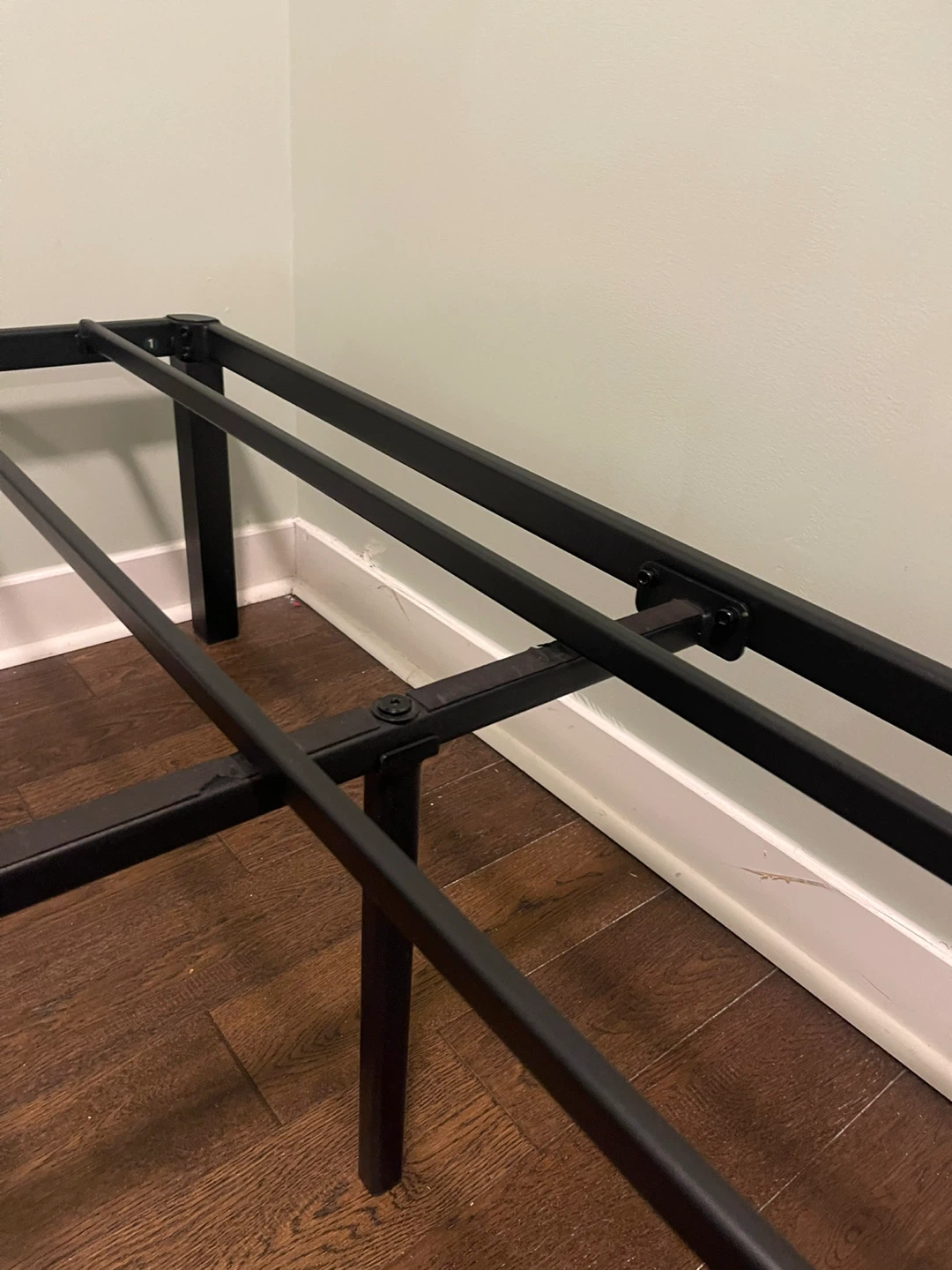 Metal Bed Frame with Mattress - photo 4
