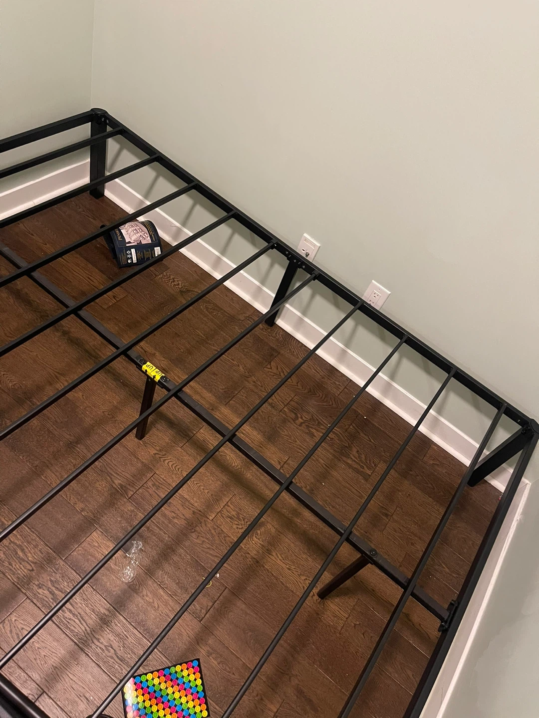 Metal Bed Frame with Mattress