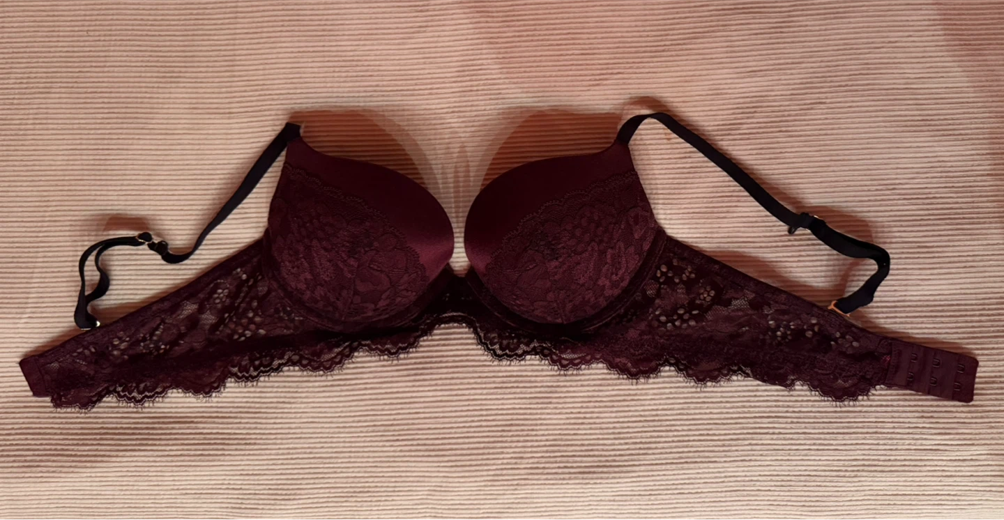 Burgundy LaSenza Lace Bra