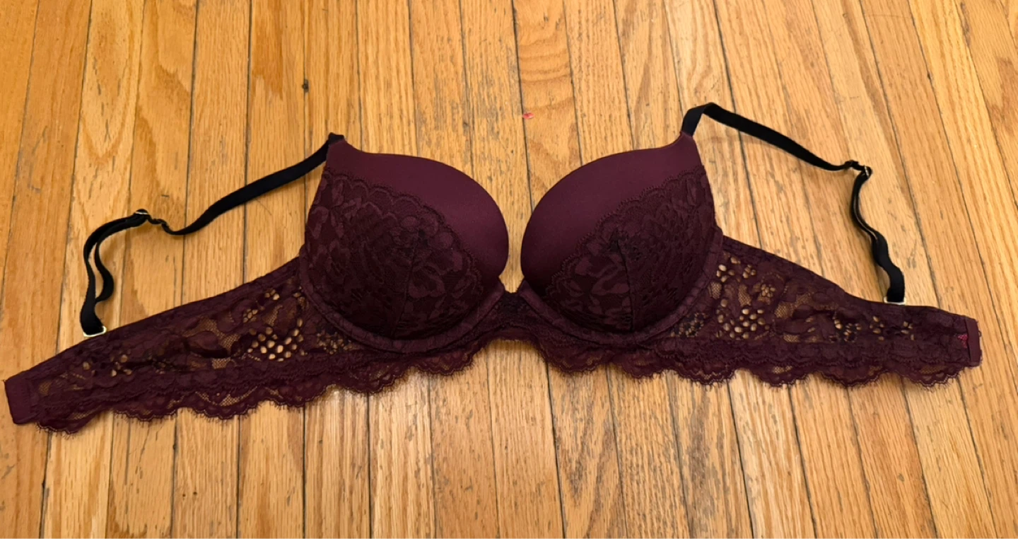Burgundy LaSenza Lace Bra - photo 2