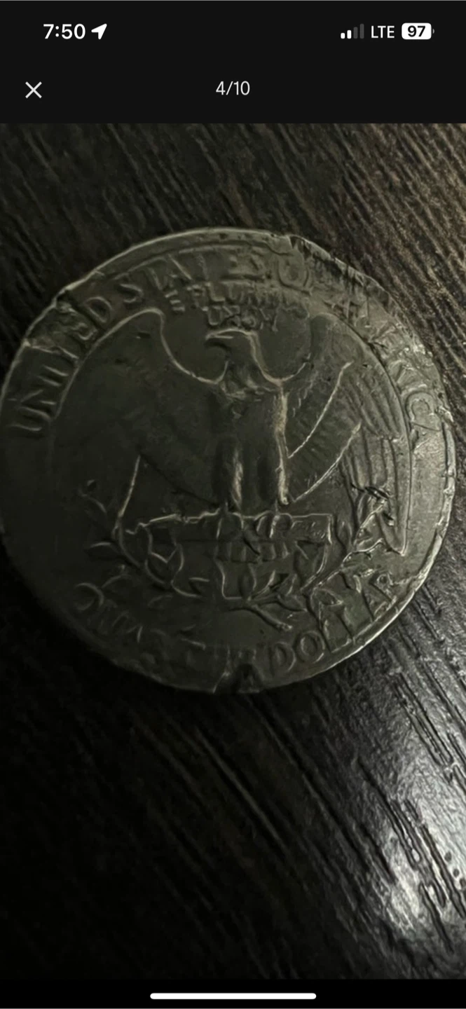 25 America's cents, minting error, 1982 - photo 2