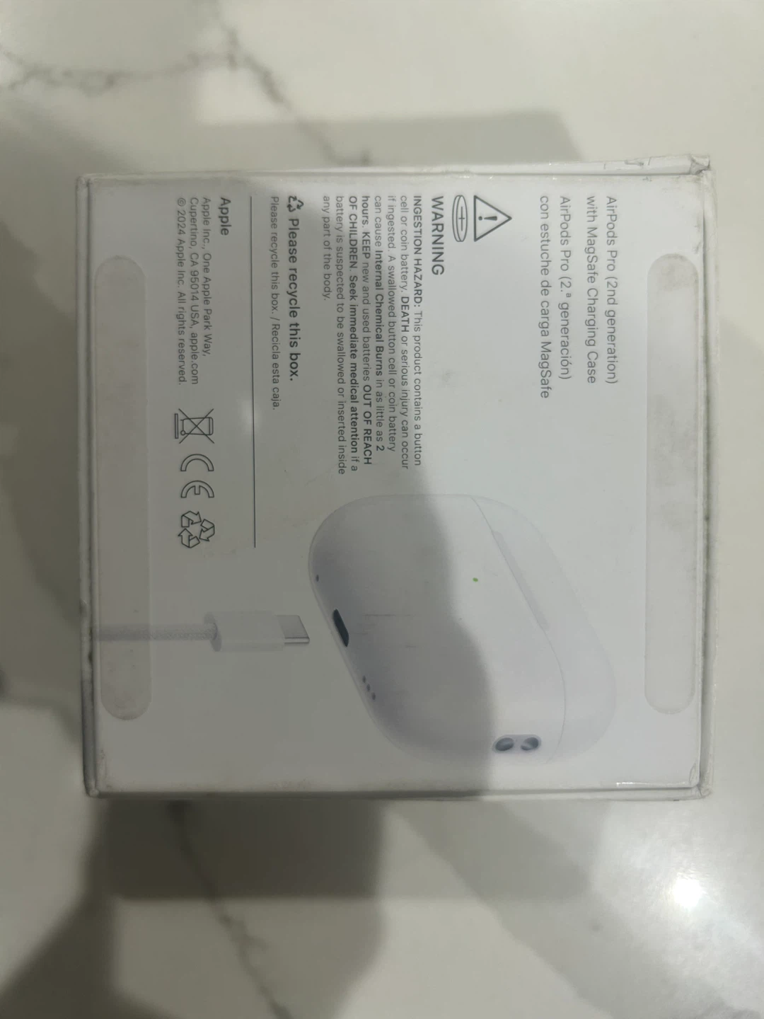 Apple AirPods Pro 2nd Generation with MagSafe Charging Case - photo 3