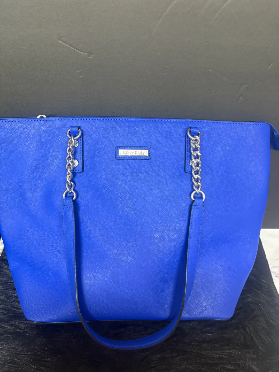 Calvin Klein Blue Tote Bag