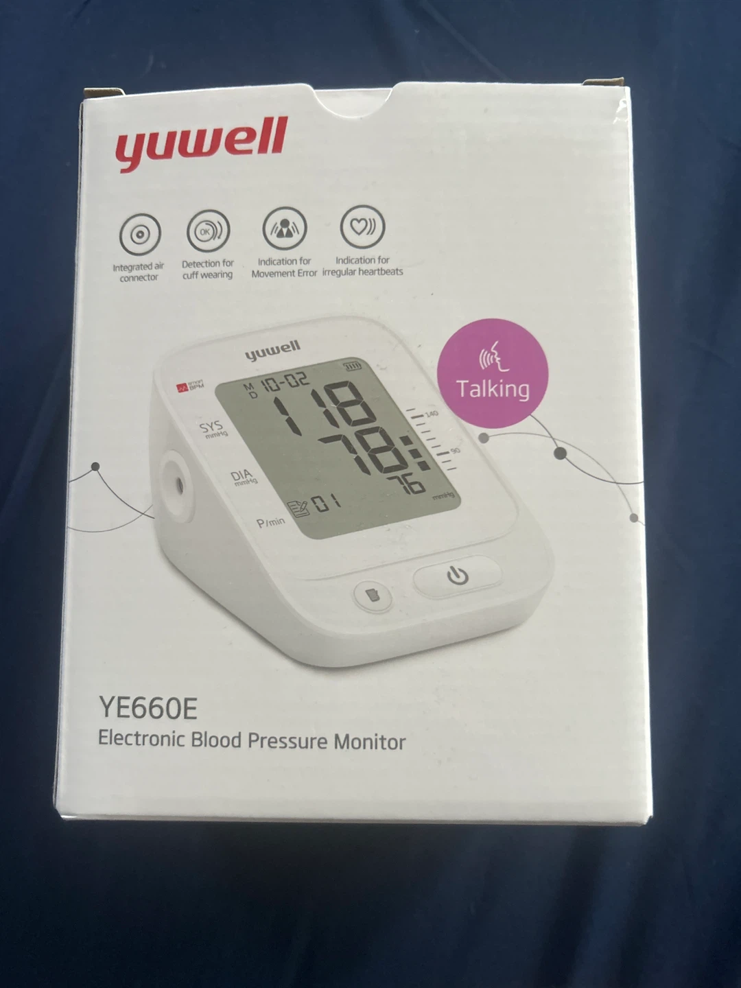 Yuwell YE660E Electronic Blood Pressure Monitor - New
