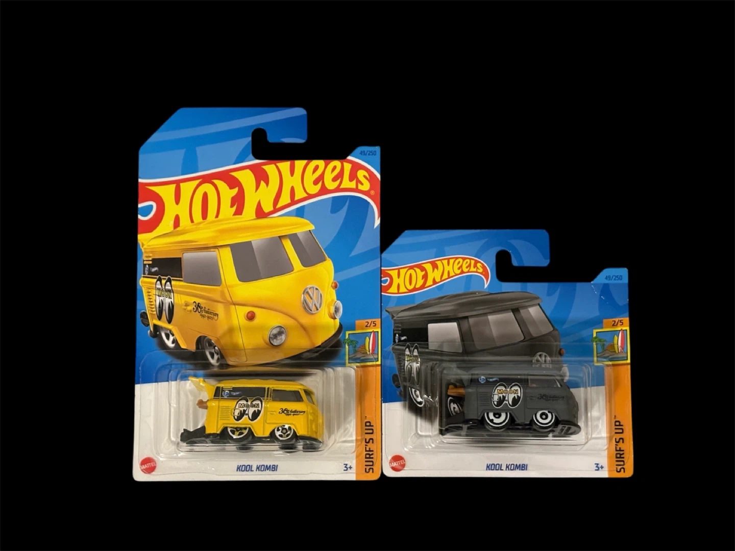 Hot Wheels Kool Kombi Set - Yellow & Black