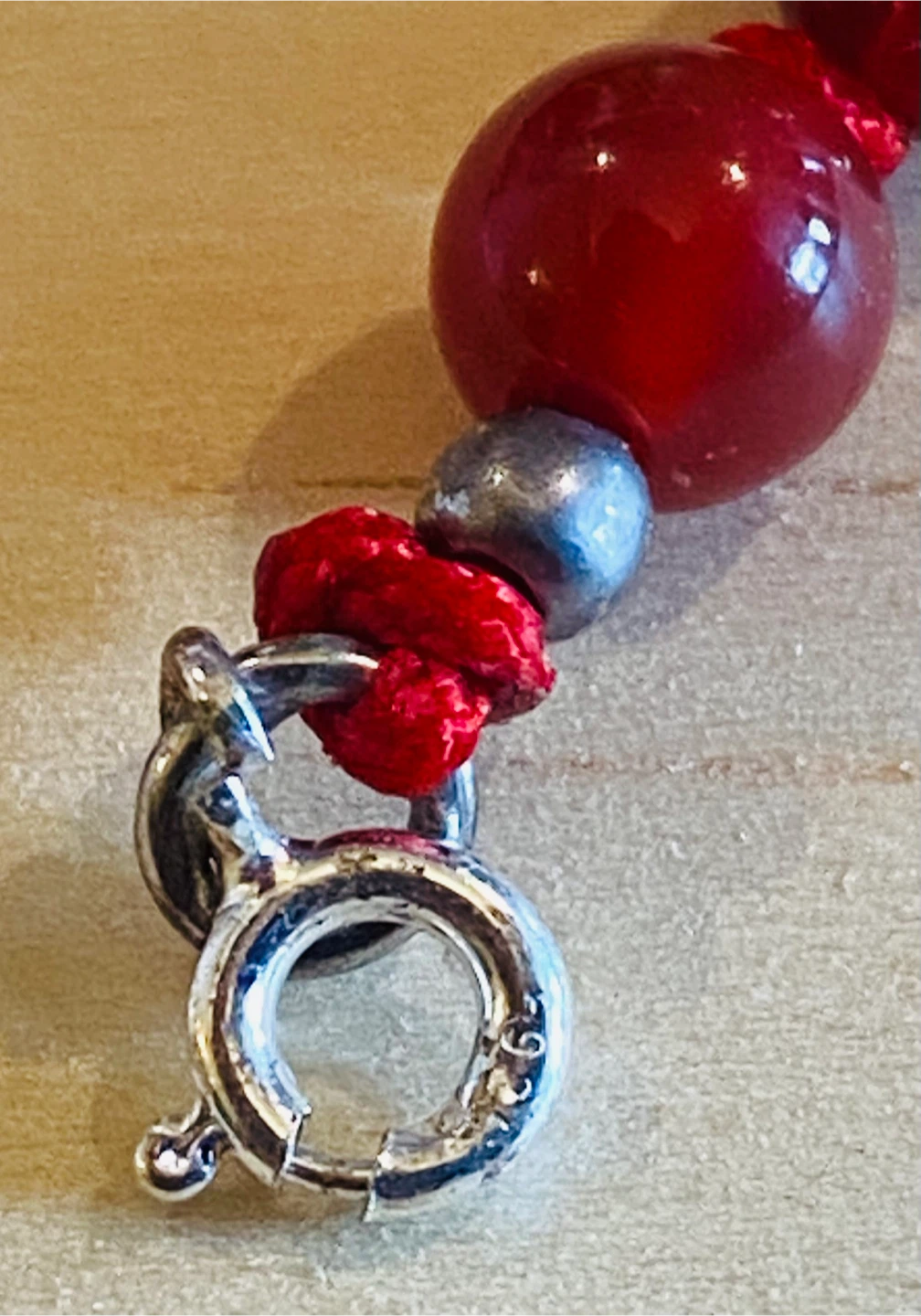 Red Carnelian Beaded Necklace - photo 4