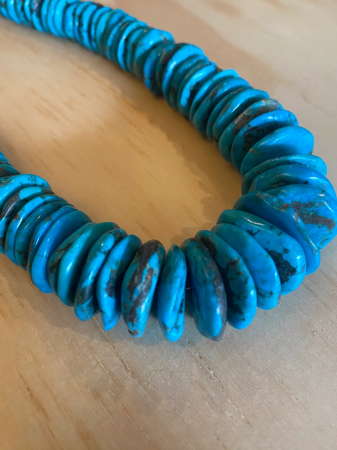Turquoise Disc Bead Necklace - photo 3