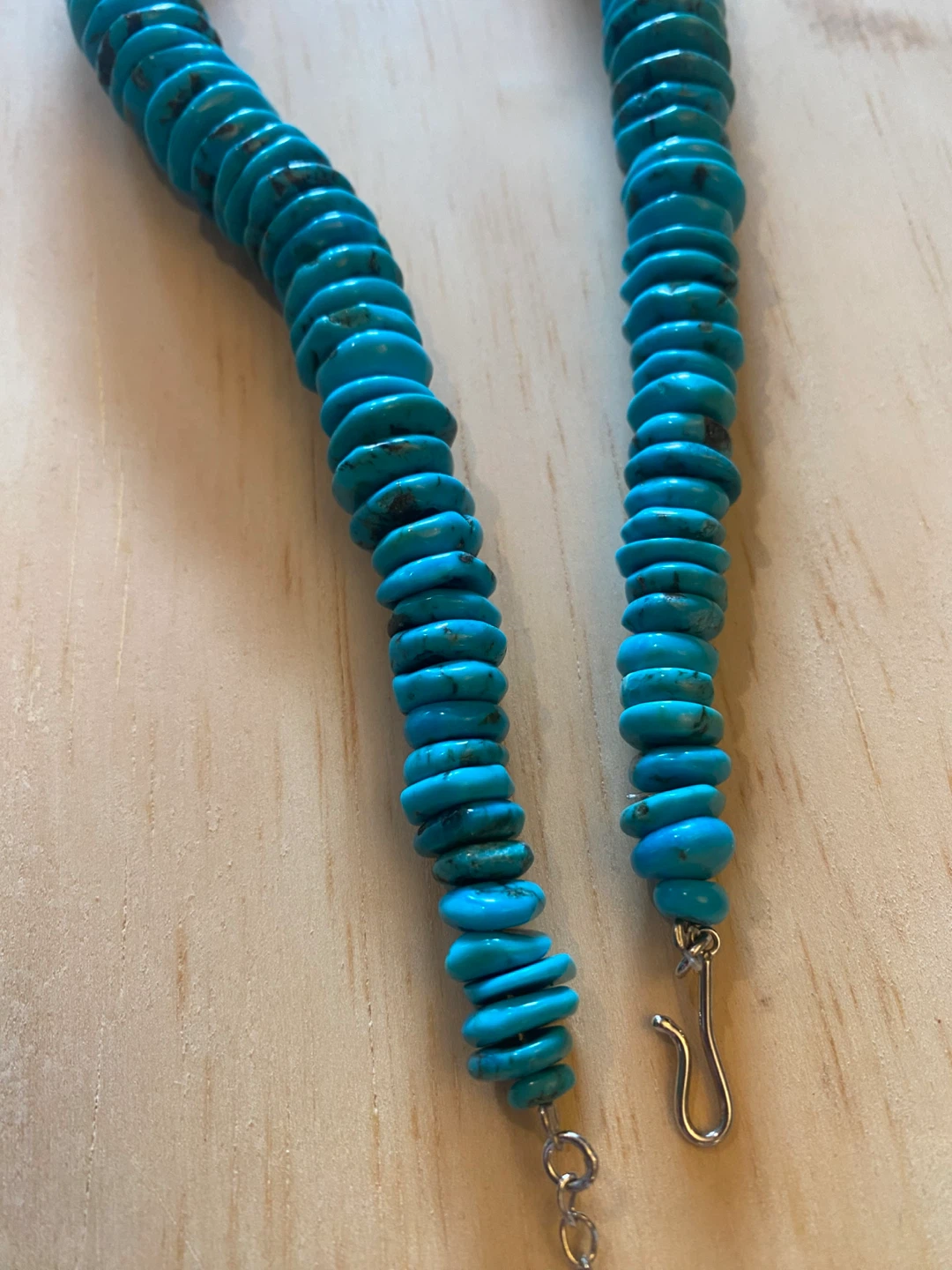 Turquoise Disc Bead Necklace - photo 4