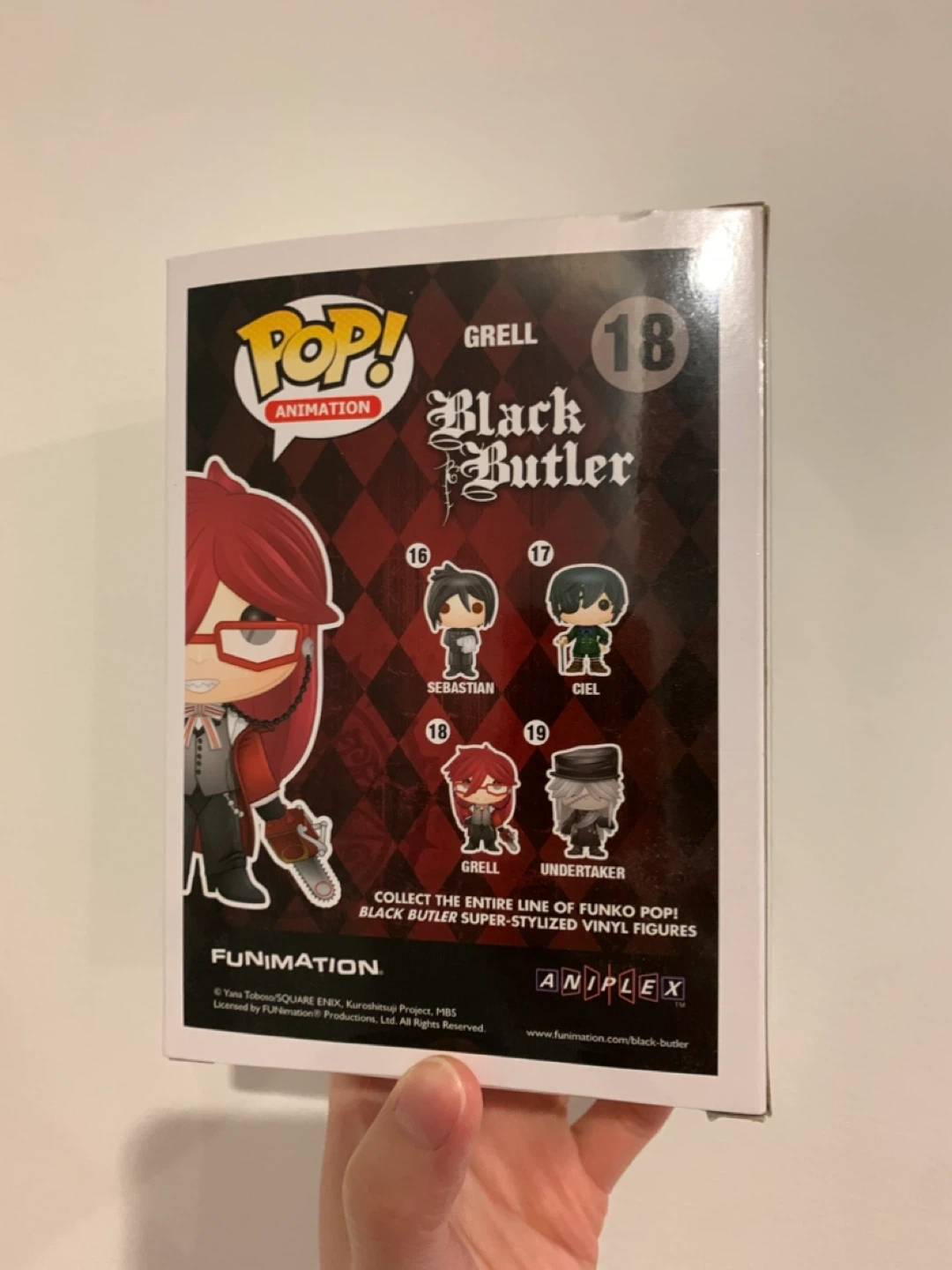 Funko Pop #18 - Grell Black Butler vinyl figure - photo 3