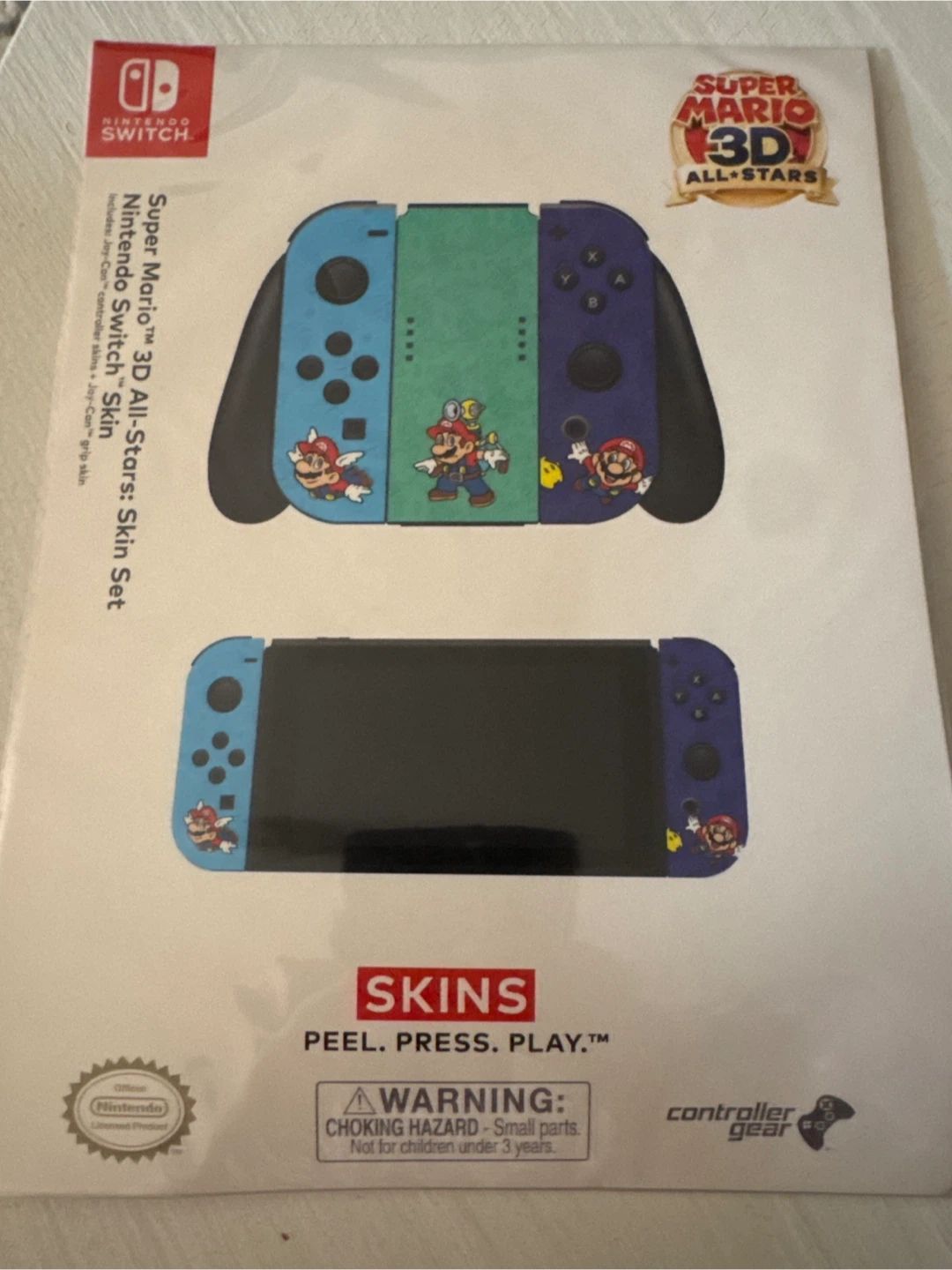 Super Mario 3D All-Stars Nintendo Switch Skin Set - photo 2