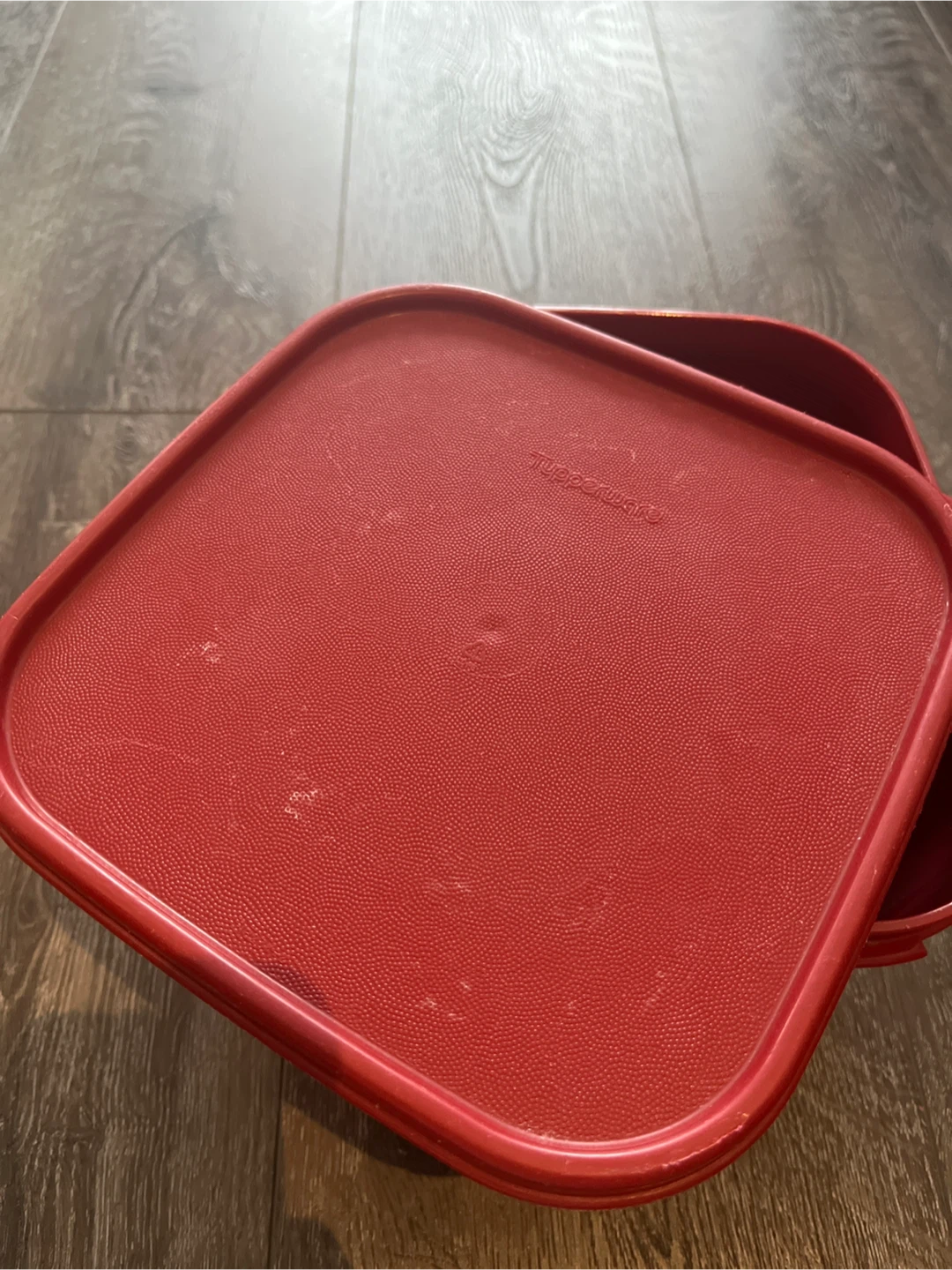 Tupperware Red Square Container - 2.6 Litres - photo 2
