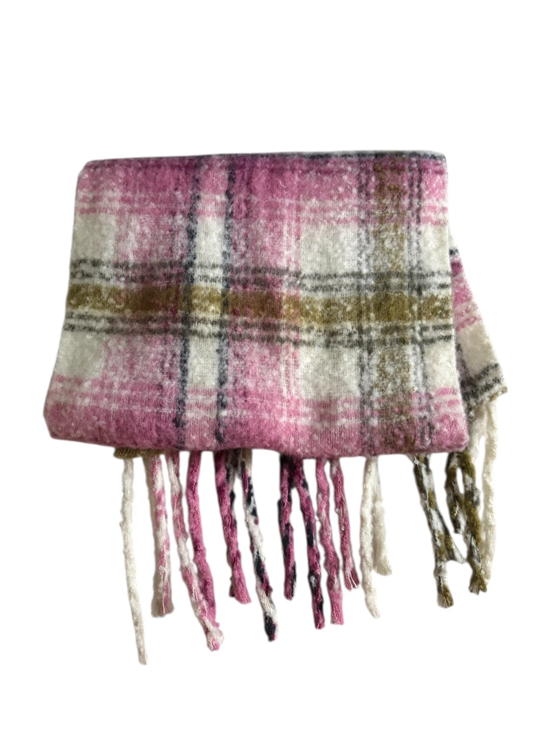 🧡 Old Navy Plaid Scarf - One Size - photo 2