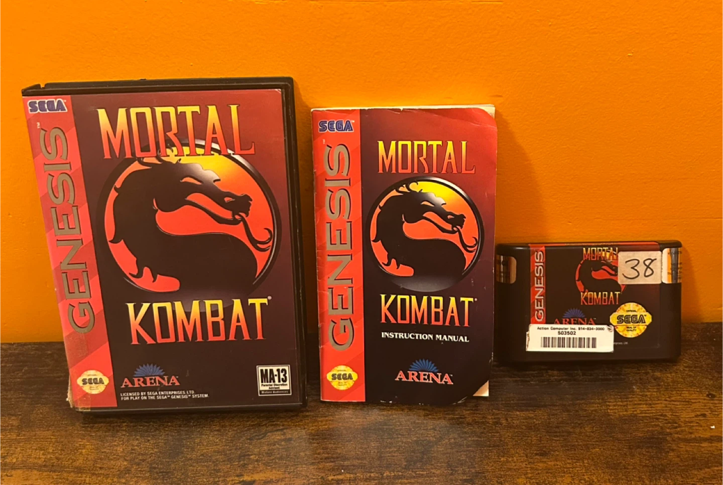 SEGA GENESIS MORTAL KOMBAT