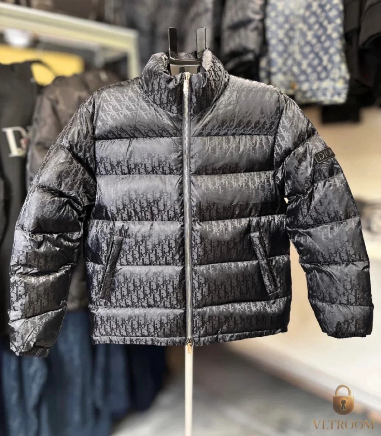Dior Oblique Down Jacket  Technical Jacquard
