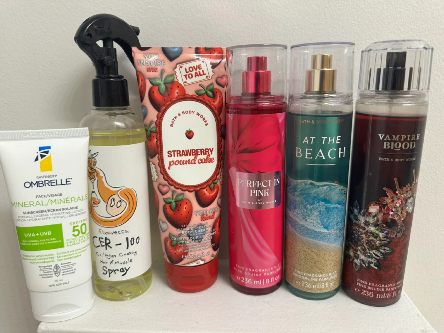 Bath & Body Works Lot: Creams, Mist