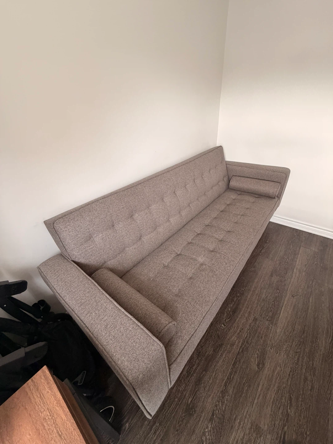 Structube Sofa Bed - Compact, Modern, Like New - photo 3