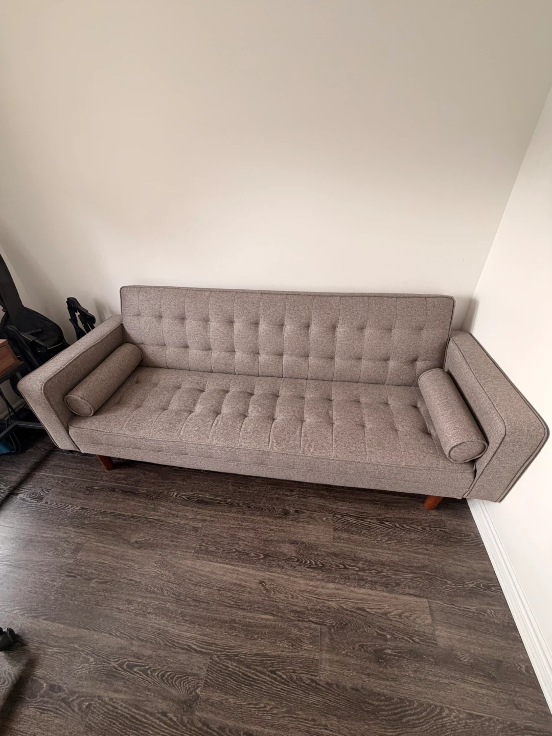 Structube Sofa Bed - Compact, Modern, Like New - photo 2