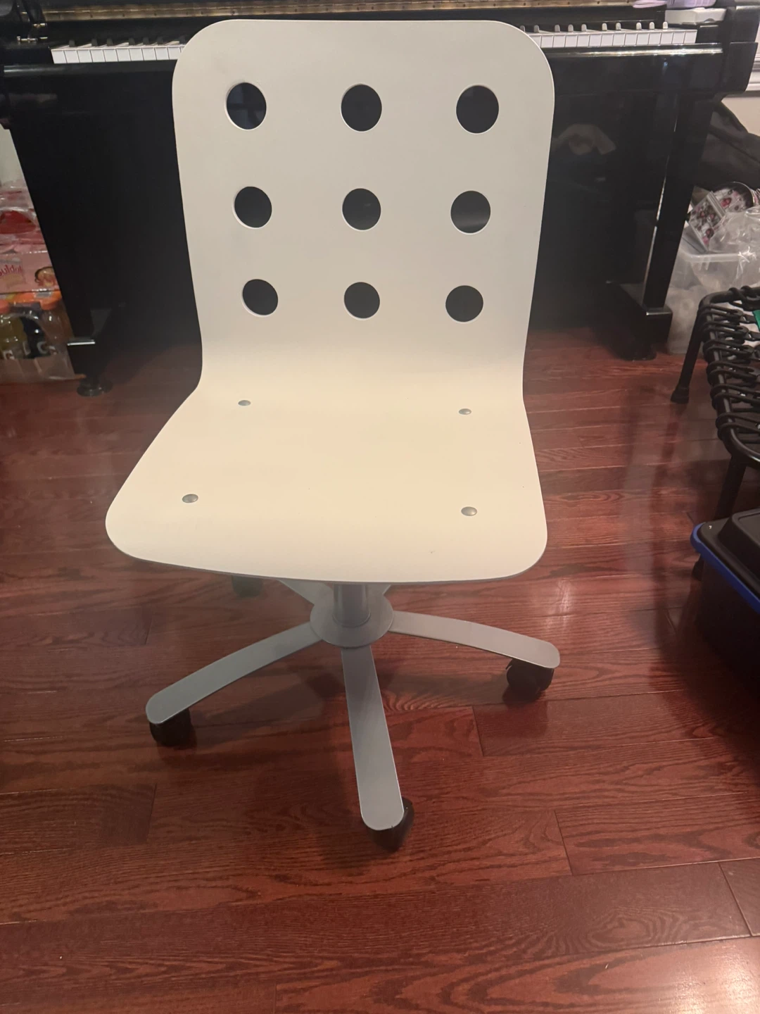 IKEA Jules White Swivel Desk Chair - photo 2