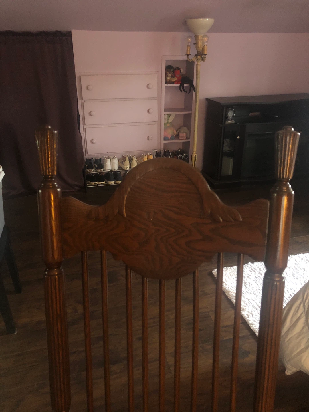 Vintage Wooden Rocking Chair - photo 3