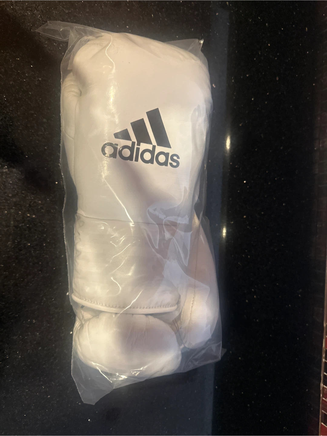 Adidas White Boxing Gloves - New