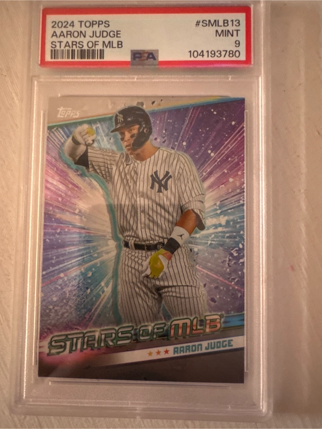 2024 Topps Aaron Judge Stars of MLB PSA Mint 9
