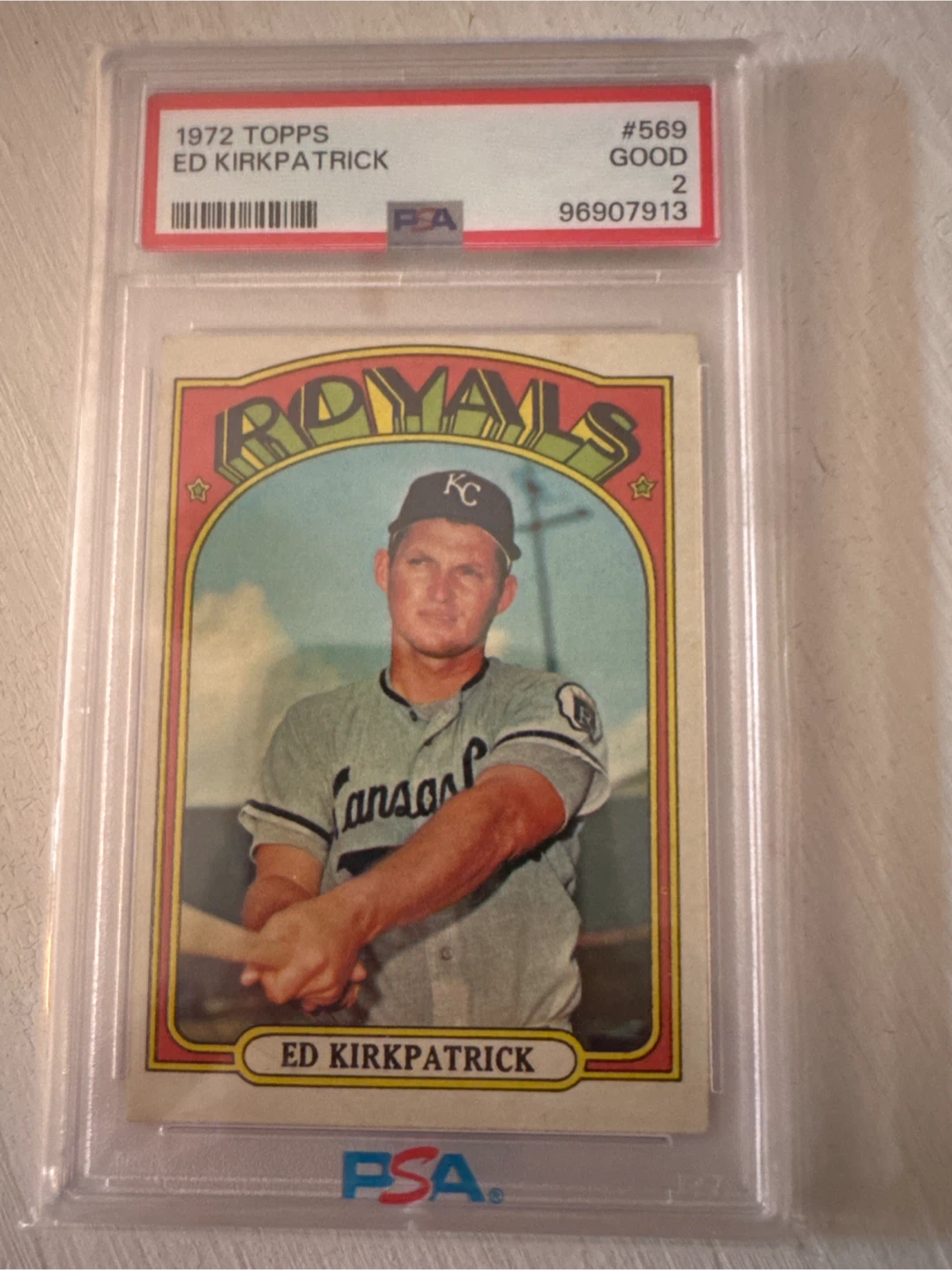 1972 Topps Ed Kirkpatrick #569 PSA 2