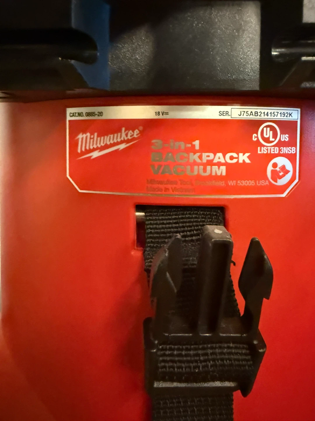 Milwaukee M18 FUEL 3-in-1 Backpack Vacuum (0885-20) - photo 2