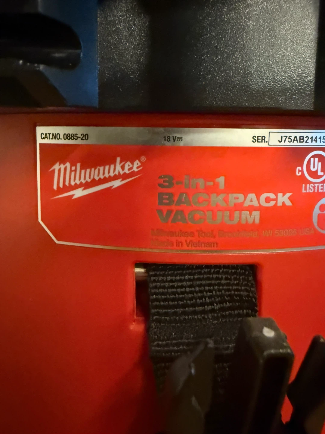 Milwaukee M18 FUEL 3-in-1 Backpack Vacuum (0885-20) - photo 3