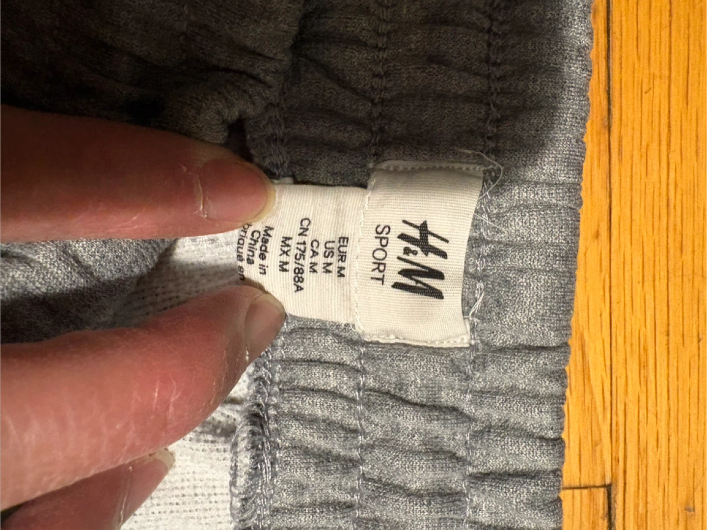 H&M Sport Grey Track Pants - Size M - photo 2