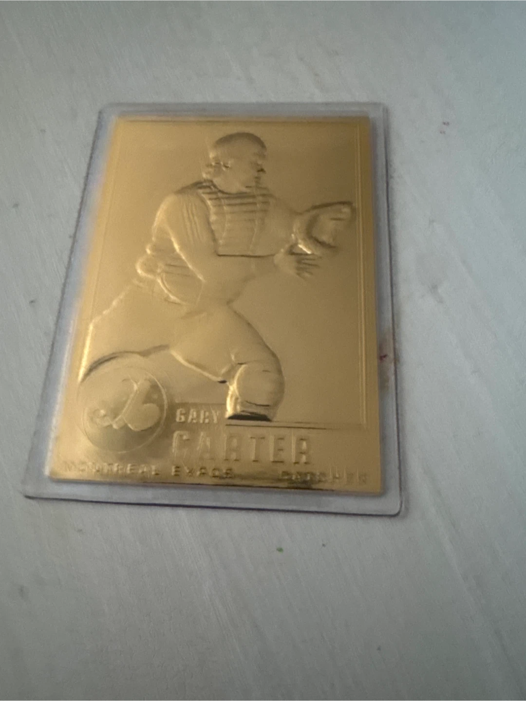 Gary Carter Montreal Expos Gold Card