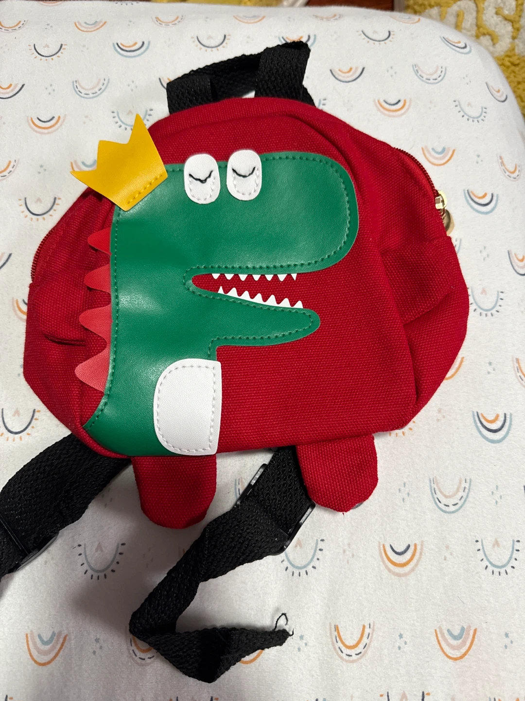 Red Dinosaur Kids Backpack