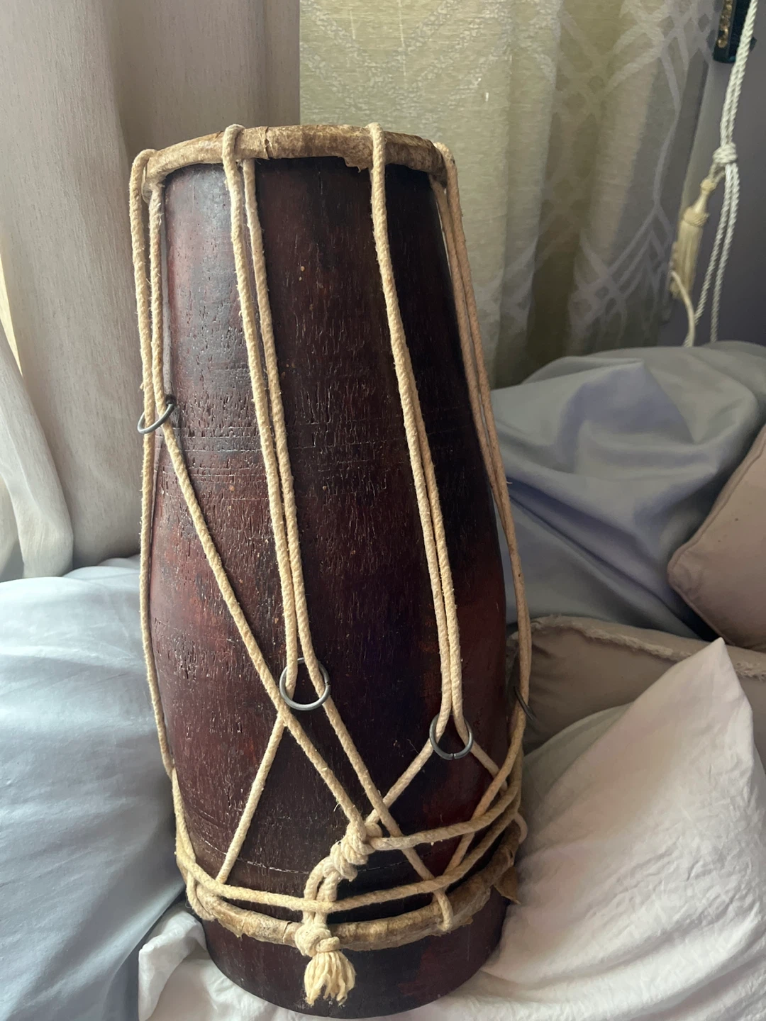 Wooden Mridangam Drum - photo 2