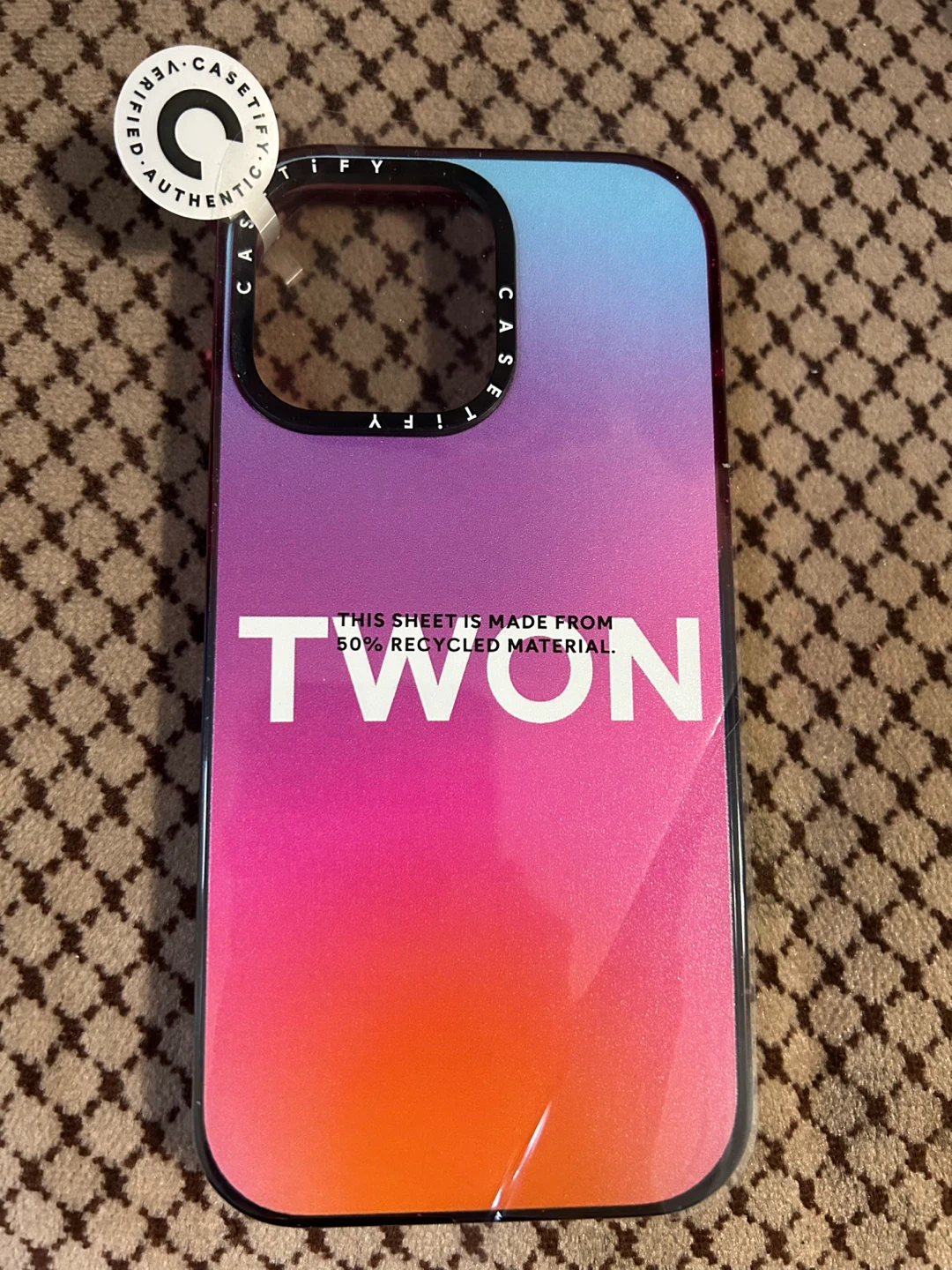 Authentic CASETiFY iPhone 15 Pro Max Case - Brand New with Film