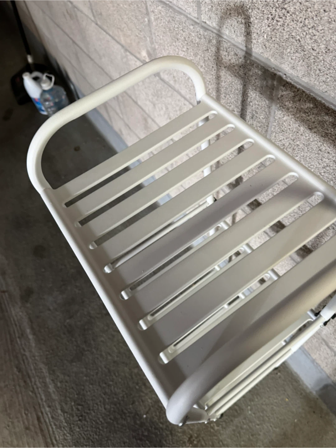 White 4-Tier Metal Shelf - photo 2