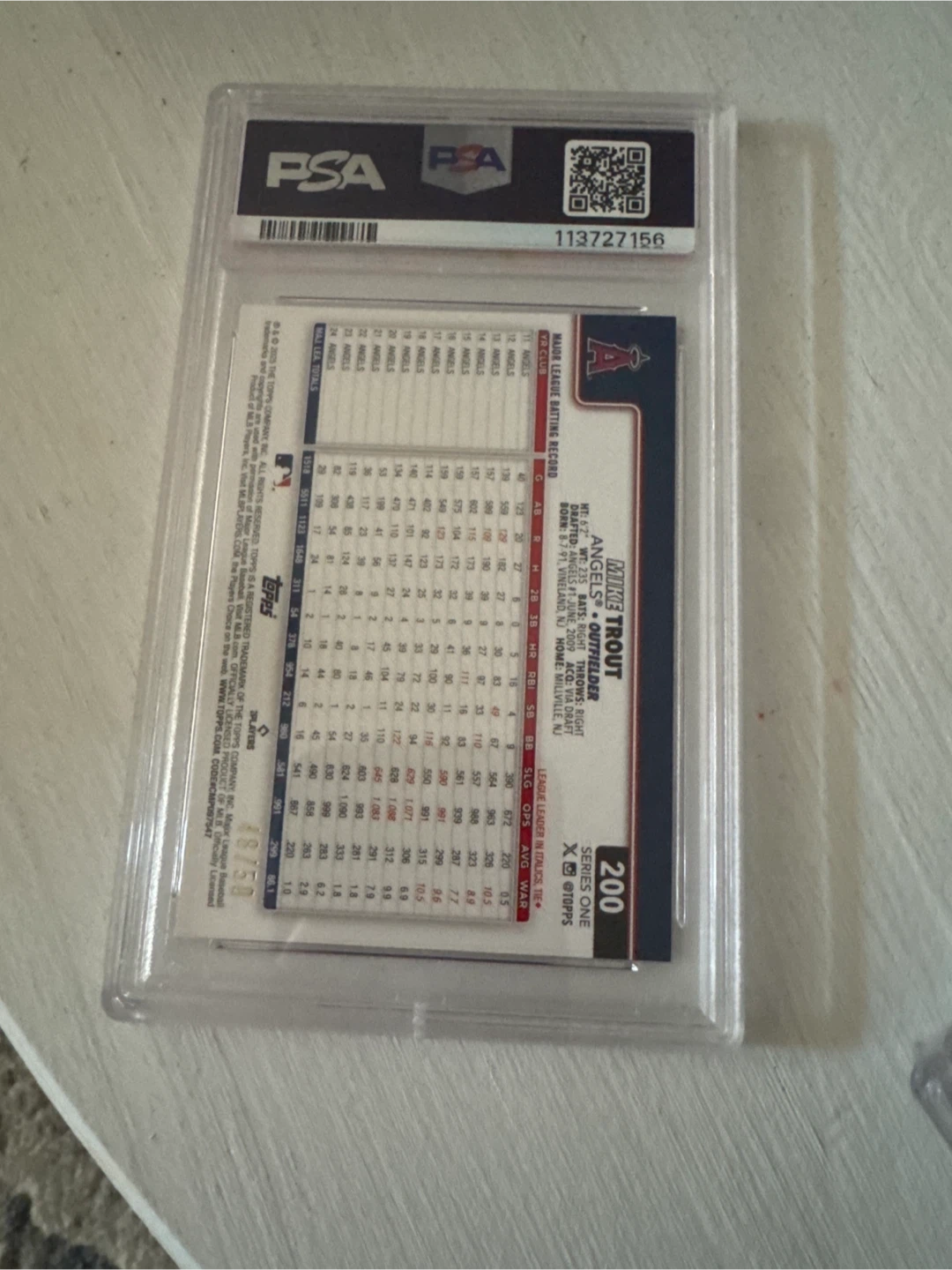 Mike Trout 2025 Topps Flowers Baseball Card - photo 2