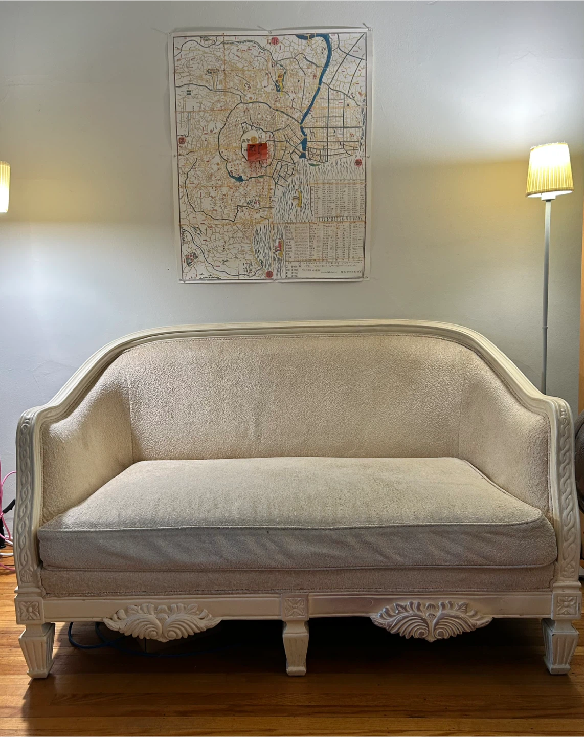 Vintage Beige Couch / Sofa