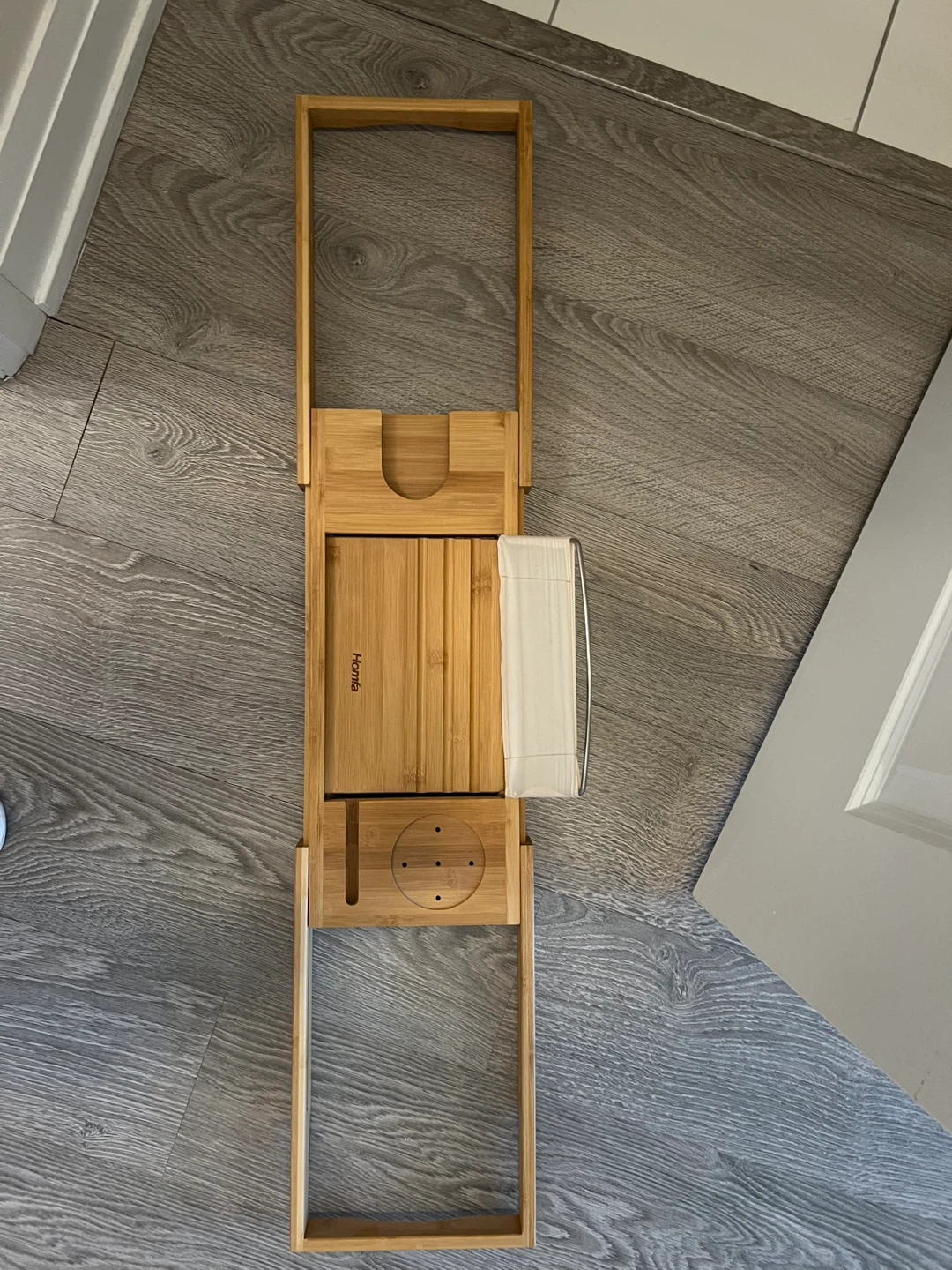 Hoomtaq Bamboo Bathtub Caddy Tray - photo 2