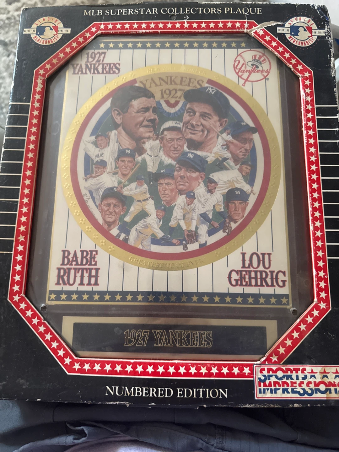 Sports Impressions 1927 Yankees Plaque