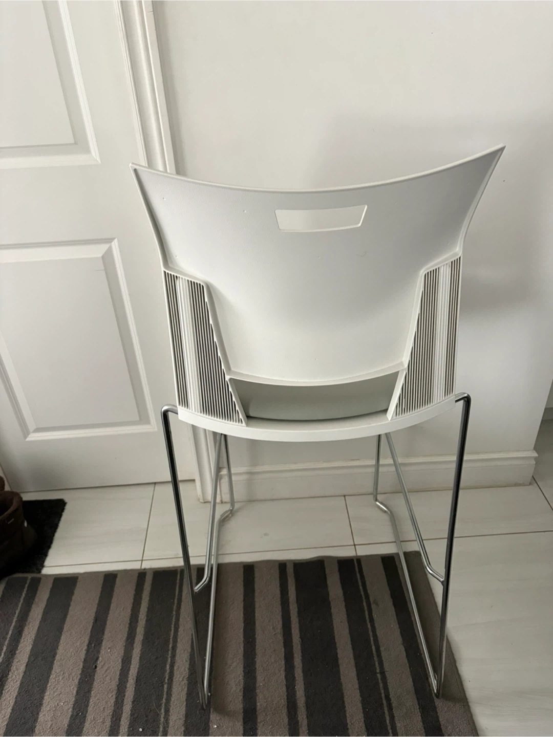 White & Grey Bar Stool - photo 4