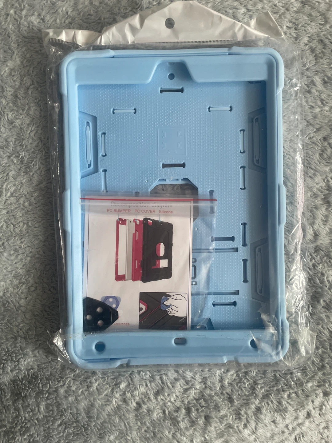 Light Blue Tablet Case 🧡