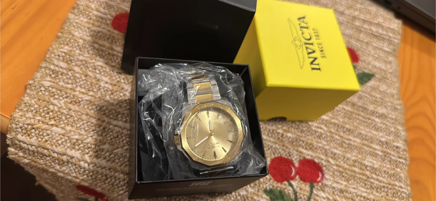 Invicta Gold & - New in Box!